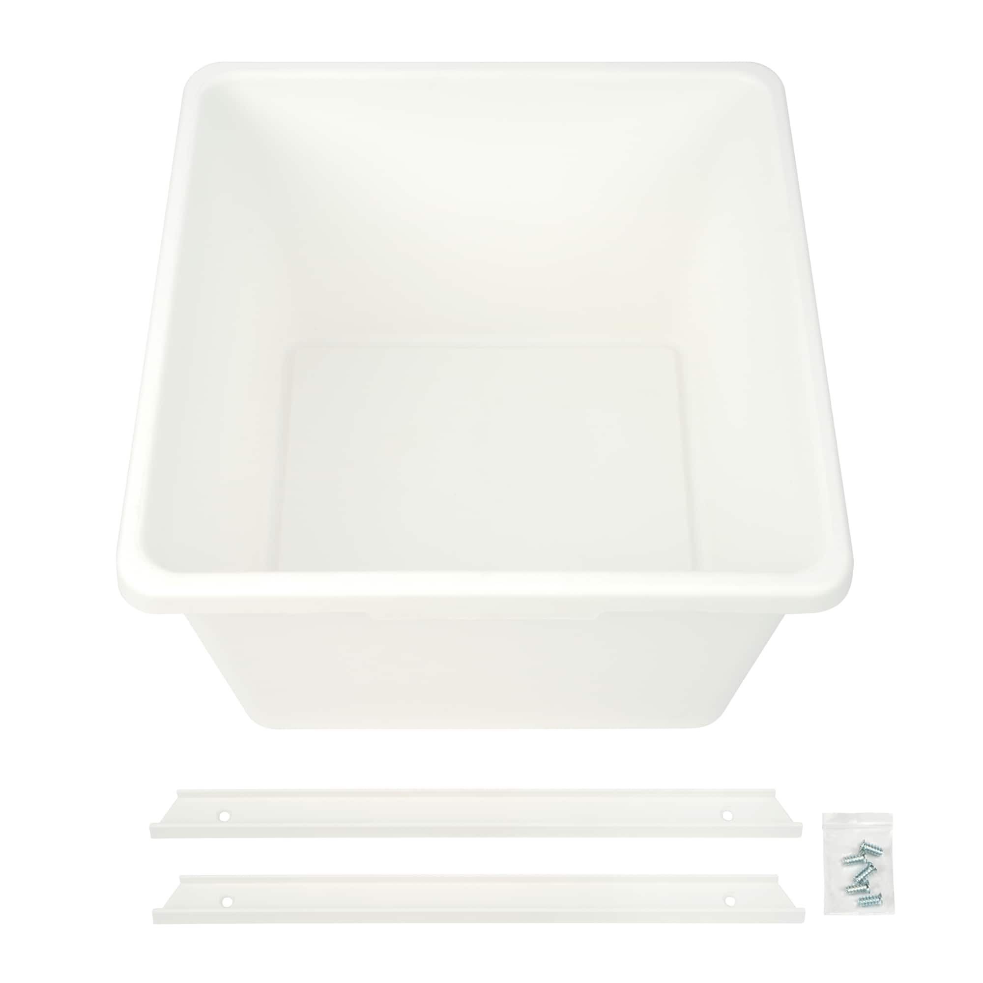 Make Station Modular Deep Plastic Storage Drawer by Simply Tidy